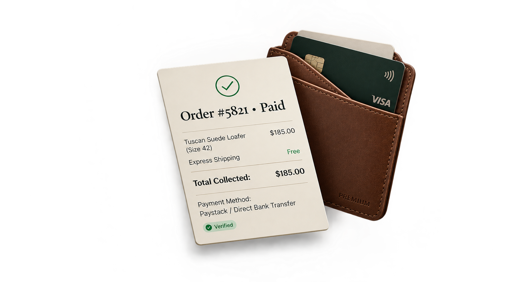 Instant in-chat checkout & payment.